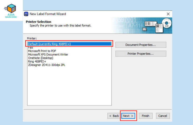 Chọn máy in để kết nối Chọn máy in để kết nối