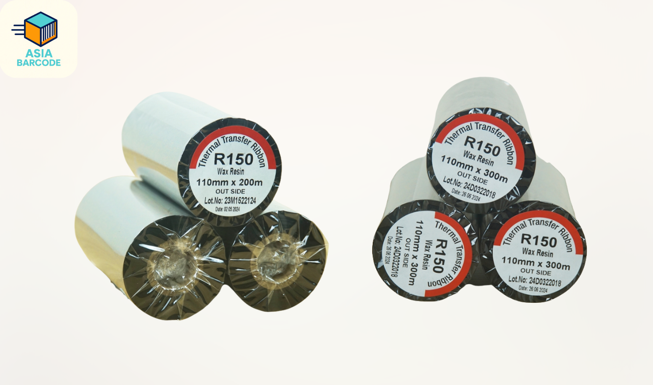 Mực in Wax Resin chất lượng cao AsiaBarcode Mực in Wax Resin chất lượng cao AsiaBarcode