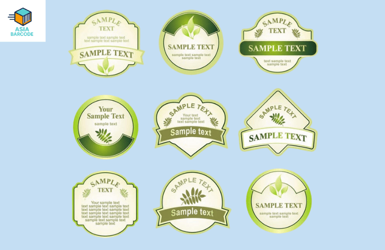 Một số loại nhãn mác được in tại Asiabarcode Một số loại nhãn mác được in tại Asiabarcode