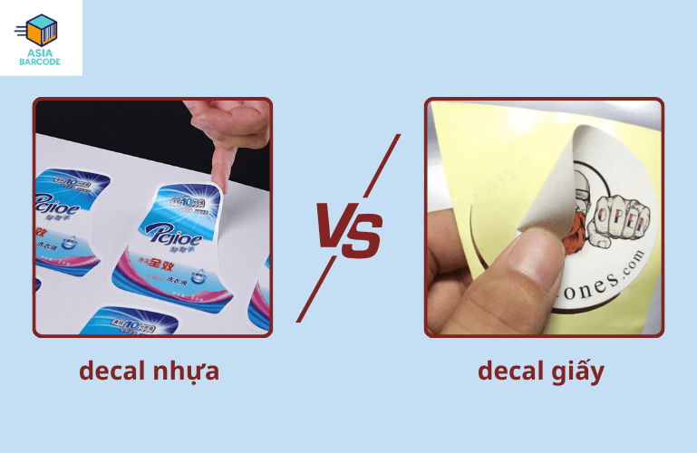 Phân biệt decal nhựa và decal giấy Phân biệt decal nhựa và decal giấy