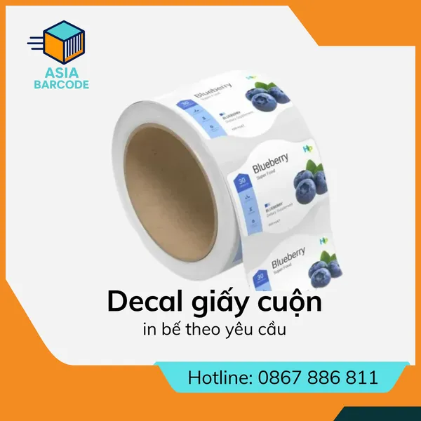 In Decal Giấy Cuộn Theo Yêu Cầu