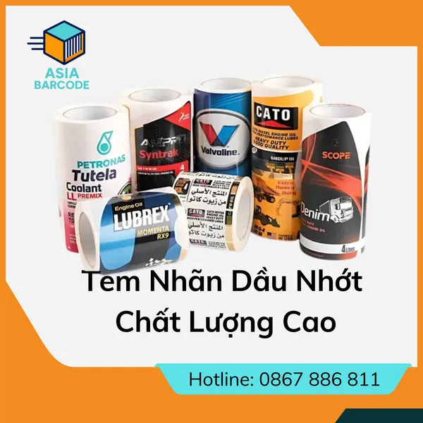 Tem Nhãn Dầu Nhớt Chất Lượng Cao