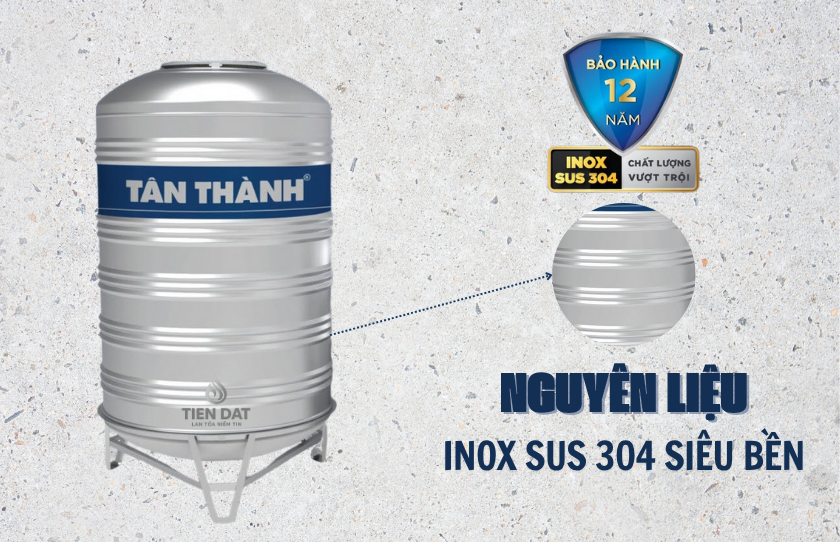 Chất liệu inox SUS 304 cao cấp