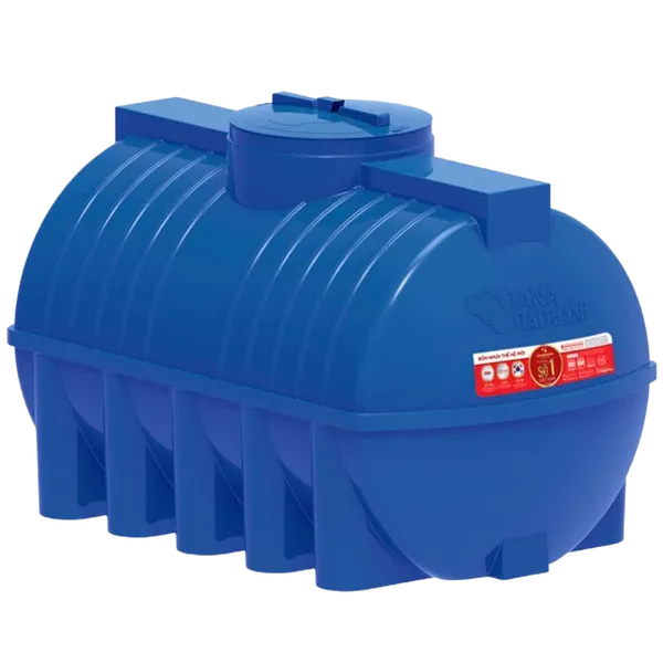 Bồn nước nhựa Thế hệ mới Đại Thành 1500L nằm