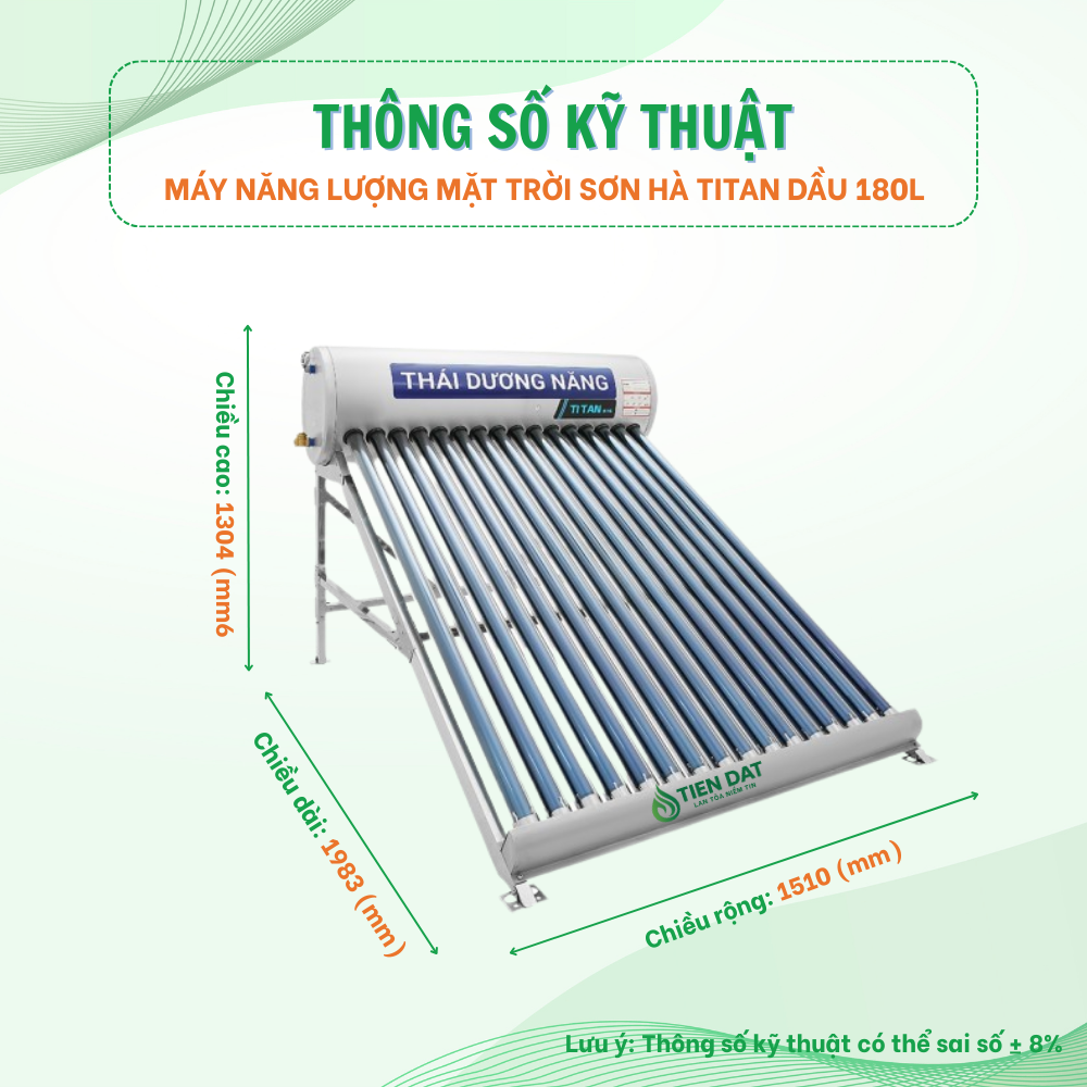 Máy năng lượng mặt trời Sơn Hà Titan Dầu Máy năng lượng mặt trời Sơn Hà Titan Dầu