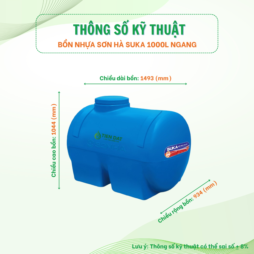 Bồn nhựa Sơn Hà Suka nằm Bồn nhựa Sơn Hà Suka nằm