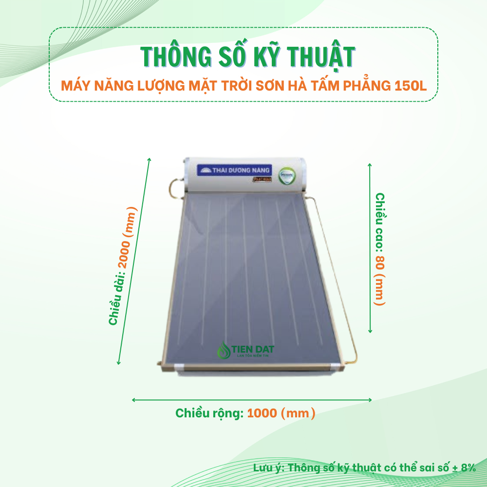 Máy nước nóng mặt trời Sơn Hà tấm phẳng FLAT GOLD Máy nước nóng mặt trời Sơn Hà tấm phẳng FLAT GOLD