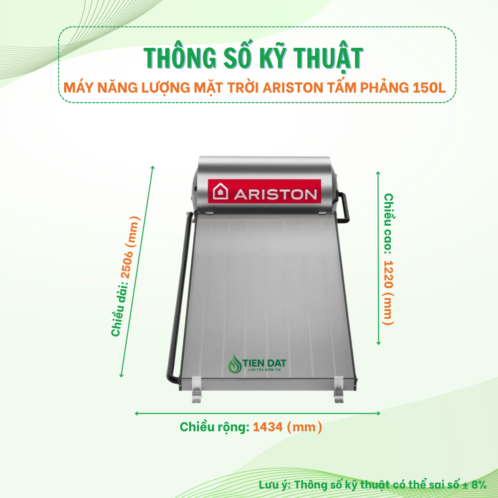 Máy nước nóng mặt trời Ariston Tấm phẳng Máy nước nóng mặt trời Ariston Tấm phẳng