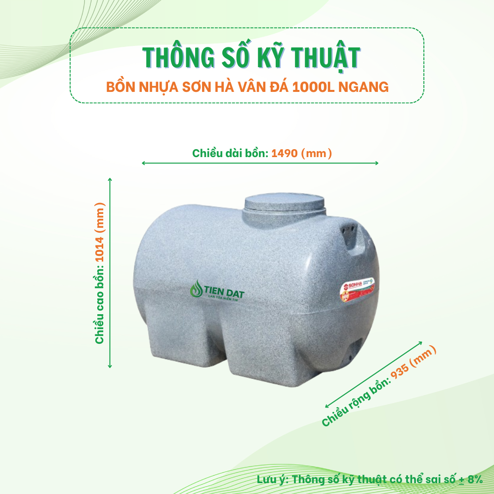 Bồn nhựa Sơn Hà Vân đá nằm Bồn nhựa Sơn Hà Vân đá nằm