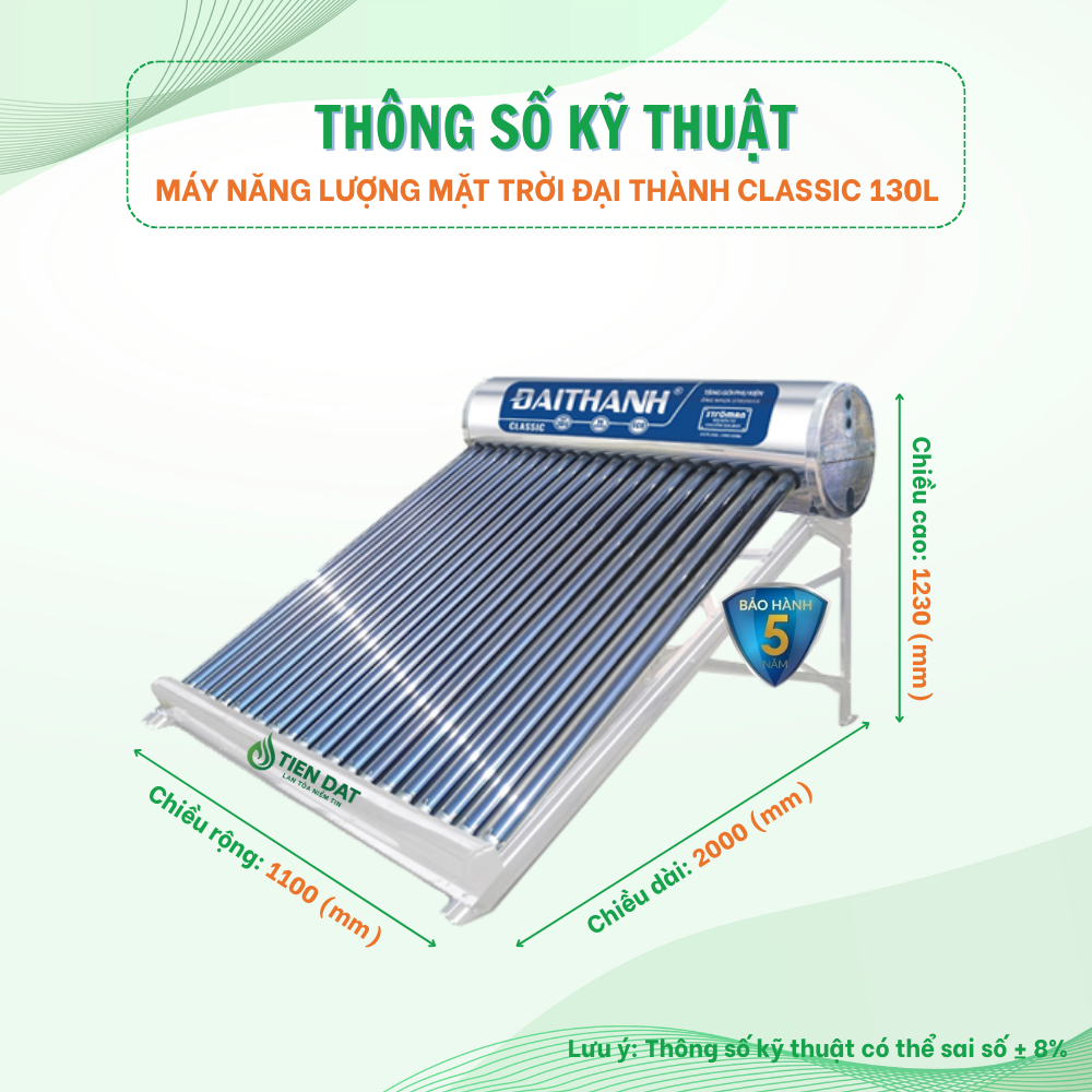 Máy nước nóng năng lượng mặt trời Đại Thành F58 Máy nước nóng năng lượng mặt trời Đại Thành F58