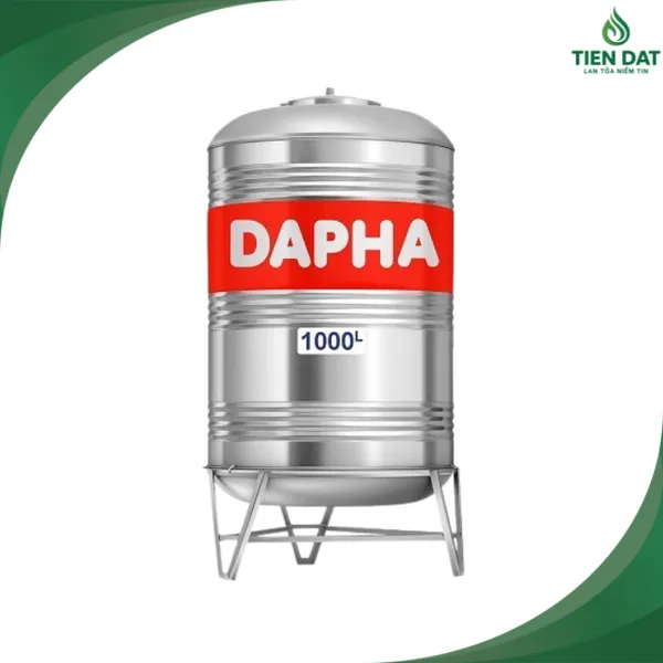 Bồn nước inox Dapha nội địa đứng