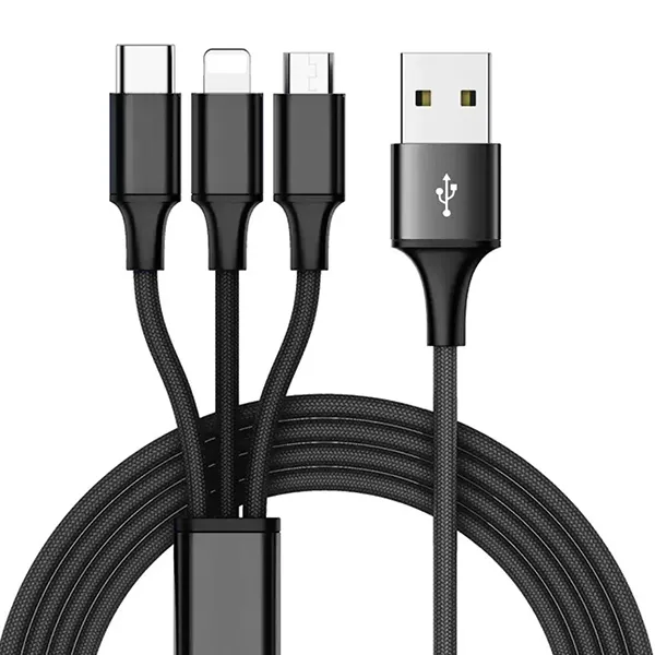 Cáp sạc điện thoại 3 đầu chống đứt