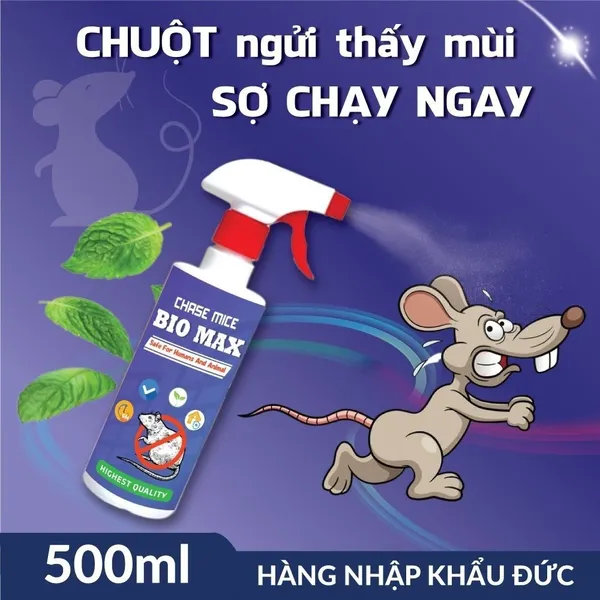 Bình xịt chuột ô tô Bio Max