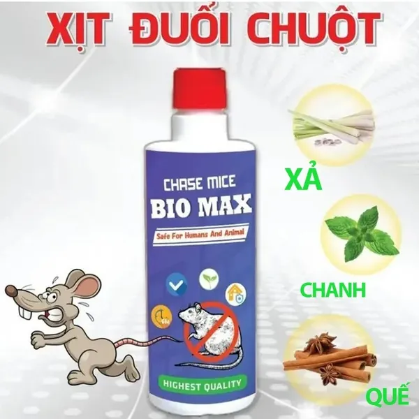 Bình xịt chuột ô tô Bio Max