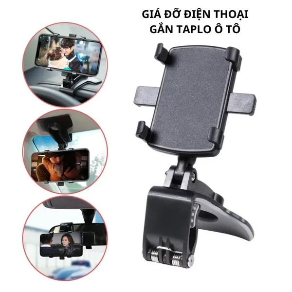 Giá đỡ điện thoại trong ô tô xoay 360 độ