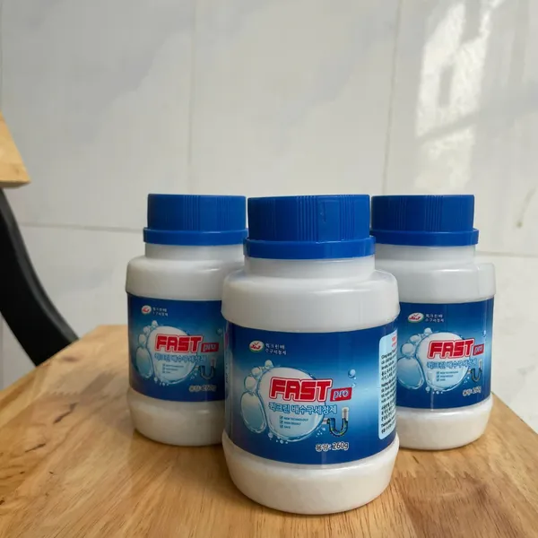 Bột thông cống, bồn rửa tay Fast Pro