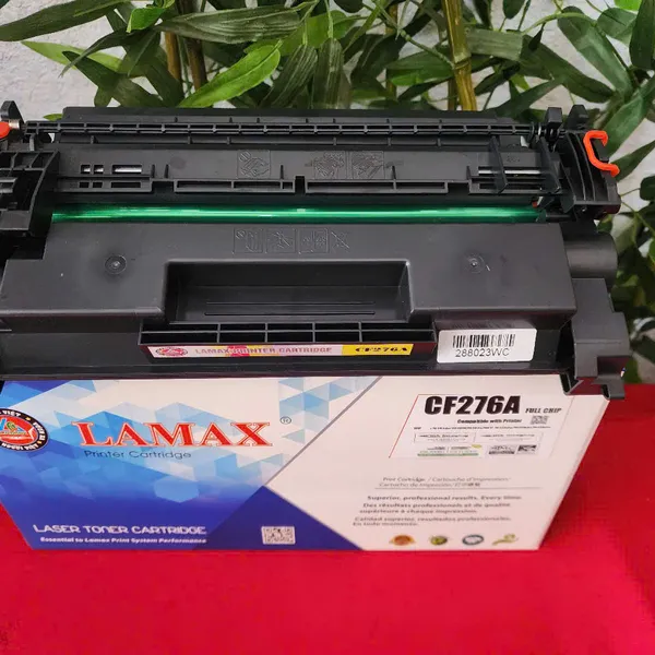 HỘP MỰC LAMAX XANH CF276A/CRG057 -NO CHÍP CÓ LỖ ĐỔ MỰC VÀ ĐỔI THẢI