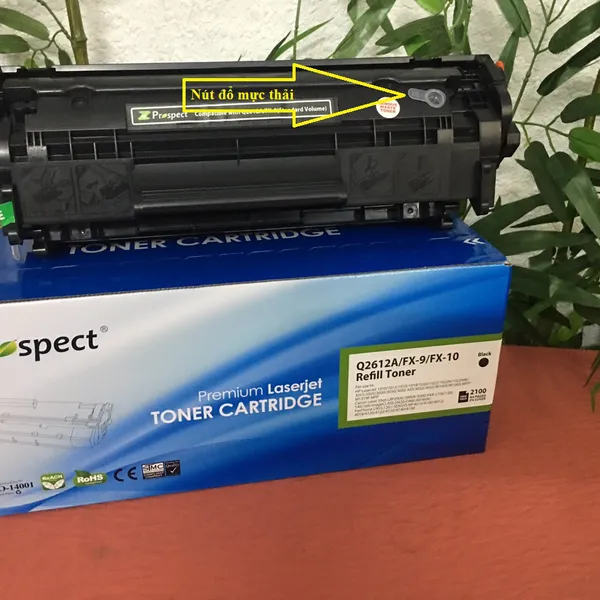 Hộp mực pro cho máy canon 2900 -Q2612A/CRG303/FX9-CÓ LỖ ĐỔ MỰC