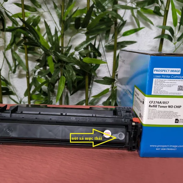Hộp mực Prospect CF276A/CRG057 có lỗ đổ thải và đổ mực