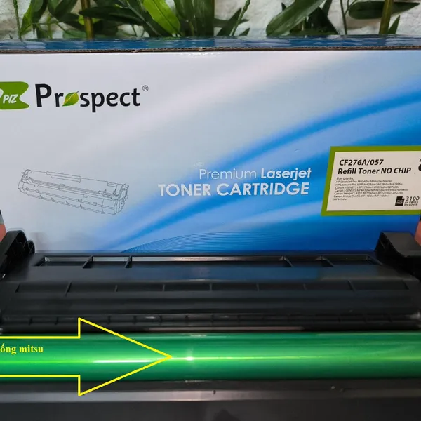 Hộp mực Prospect CF276A/CRG057 có lỗ đổ thải và đổ mực