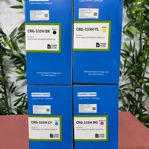 Hộp mực cho máy canon màu CRG335 cho các dòng máy in Canon LBP841C/842C/843Ci/9520C