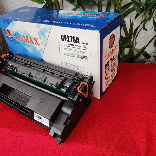 HỘP MỰC LAMAX XANH CF276A/CRG057 -NO CHÍP CÓ LỖ ĐỔ MỰC VÀ ĐỔI THẢI