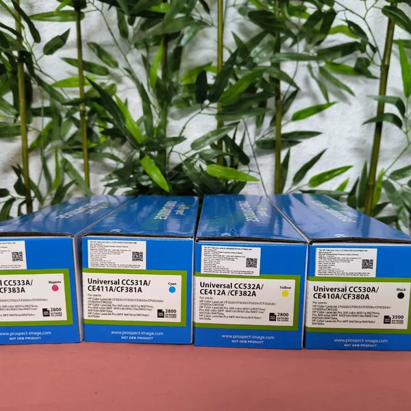 Hộp mực màu cho máy hp CE410-CC530/CE411-CC531/CE412-CC532/CE413-CC533