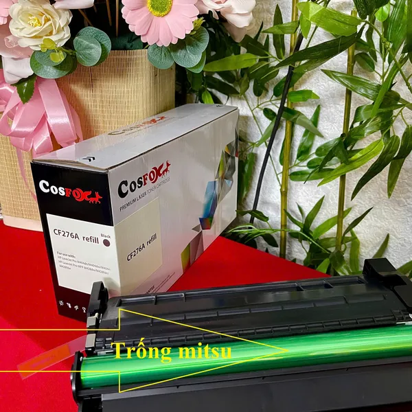 Hộp mực CF276A/CRG057 có lỗ đổ mực