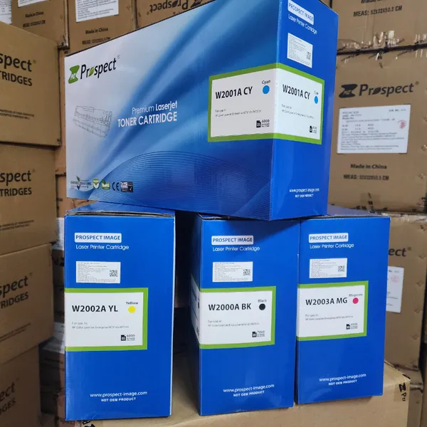 Hộp mực máy in HP MÀU W2000A/W2001A/W2002A/W2003A cho máy in hp Color LaserJet Enterprise M751