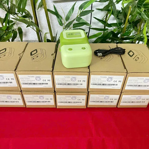 Máy in nhãn di động M220Máy in nhãn di động M220, Bluetooth, in qua app