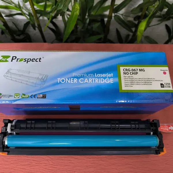 Hộp mực pro CRG067 cho máy  Canon LBP 631Cw, 633Cdw, MF651cw, MF655cdw, MF657Cdw, MF754Cdw