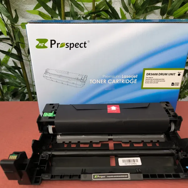 Hộp mực pro brother TN3608 FULL CHIP + CỤM TRỐNG DR3608