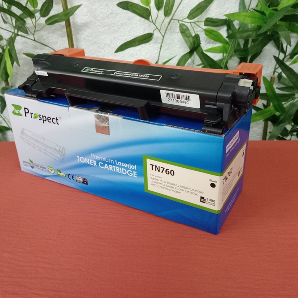 Hộp mực TN760 _full chip  áy Brother  L2350DW, L2390DW, L2710DW, L2750DW