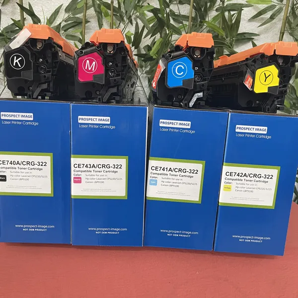 Hộp mực CE740A/CE741A/CE742A/CE743A cho máy hp 5225