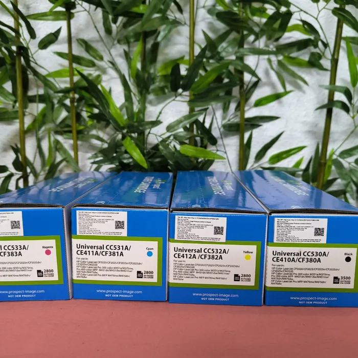 Hộp mực màu cho máy hp CE410-CC530/CE411-CC531/CE412-CC532/CE413-CC533