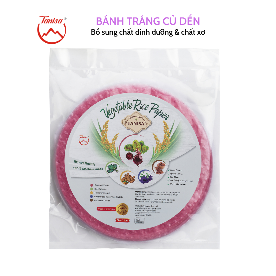 bánh tráng củ dền