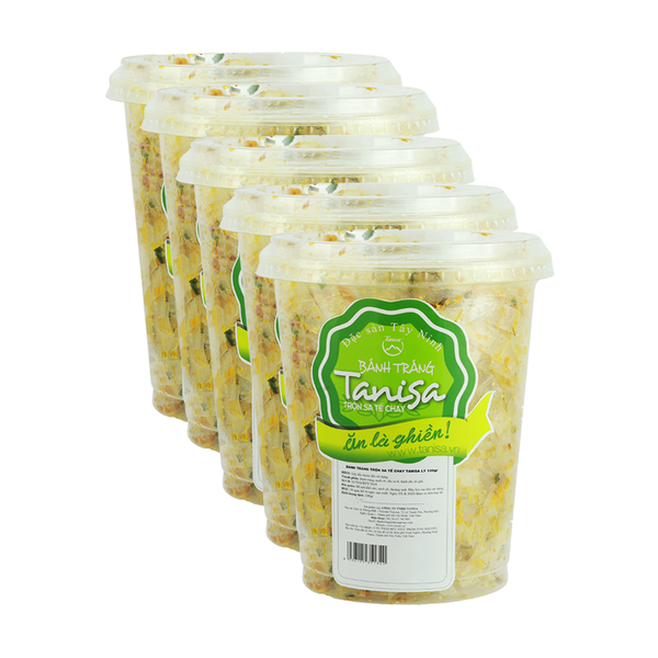 Combo 5 hộp bánh tráng trộn Tây Ninh sate chay