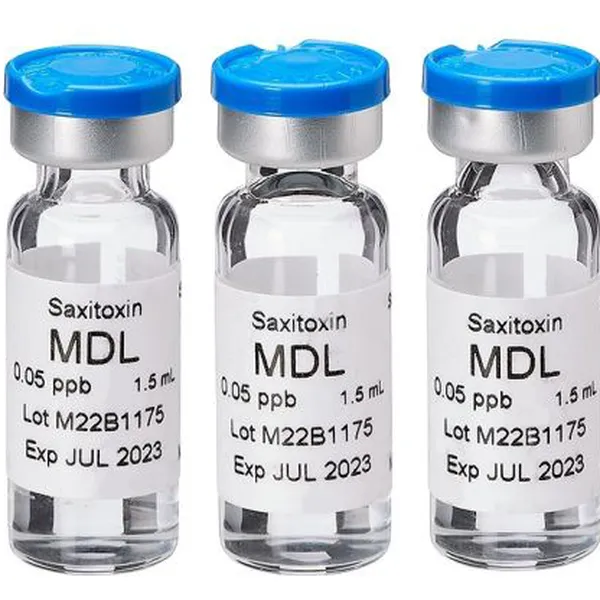 ABRAXIS® Saxitoxins (PSP), MDL Study Solution, 0.05 ppb, 1 mL, 3 vials