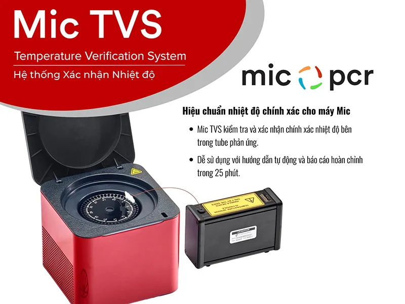 micTVS – Giải pháp xác nhận nhiệt độ chuẩn xác cho máy Mic qPCR, đạt chuẩn ISO/IEC 17025