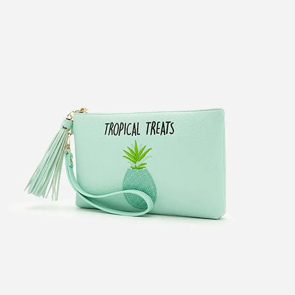 Ví Cầm Tay  - Màu Xanh Bạc Hà