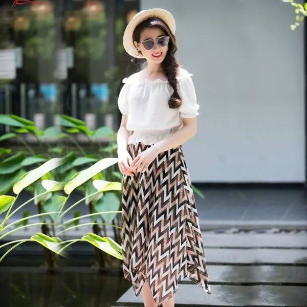 Chân váy Voan nhập khẩu Hàn