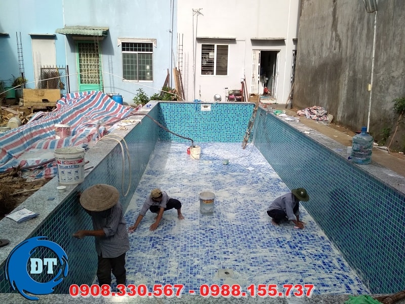 Có khá nhiều cách để chống thấm hồ bơi Có khá nhiều cách để chống thấm hồ bơi