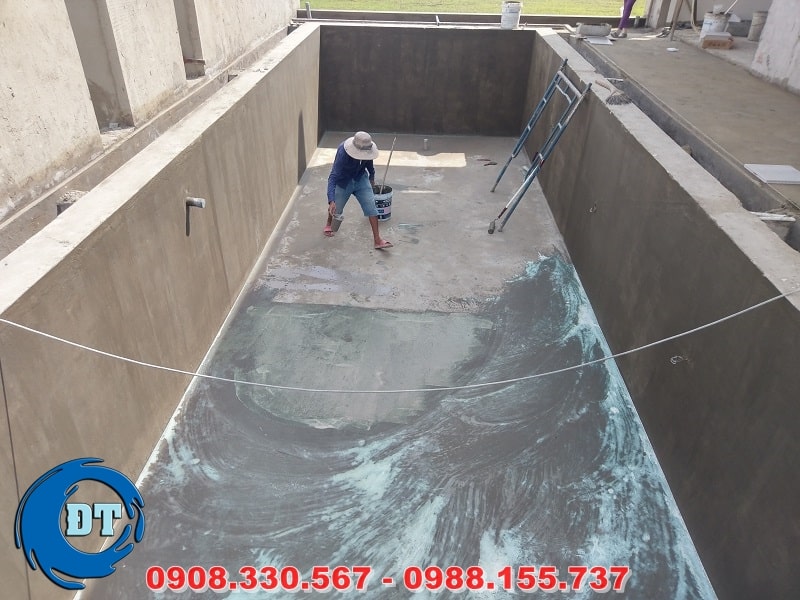 Chống thấm hồ bơi Chống thấm hồ bơi