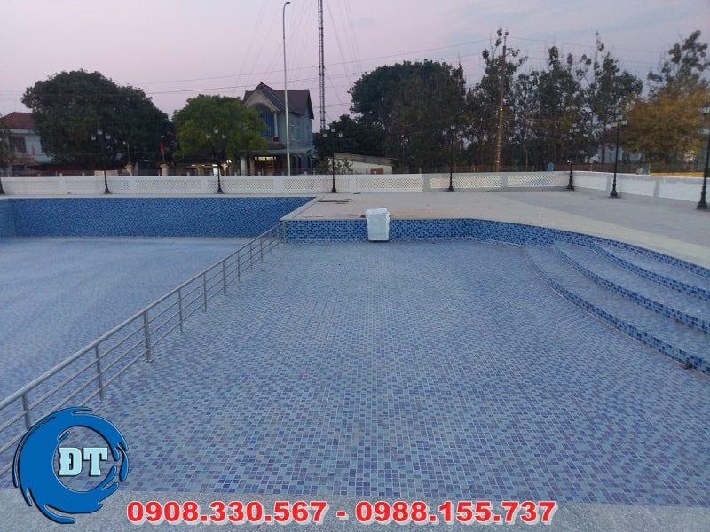 Mặt bằng thi công hồ bơi Mặt bằng thi công hồ bơi