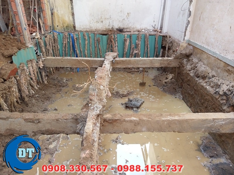 Ép cừ móng hồ Ép cừ móng hồ