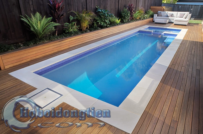 Với nhu cầu là một hồ bơi nhỏ bạn có thể dùng hồ bơi đúc sẵn bằng vật liệu composite với hệ máy lọc nước bằng công nghệ ozone Với nhu cầu là một hồ bơi nhỏ bạn có thể dùng hồ bơi đúc sẵn bằng vật liệu composite với hệ máy lọc nước bằng công nghệ ozone