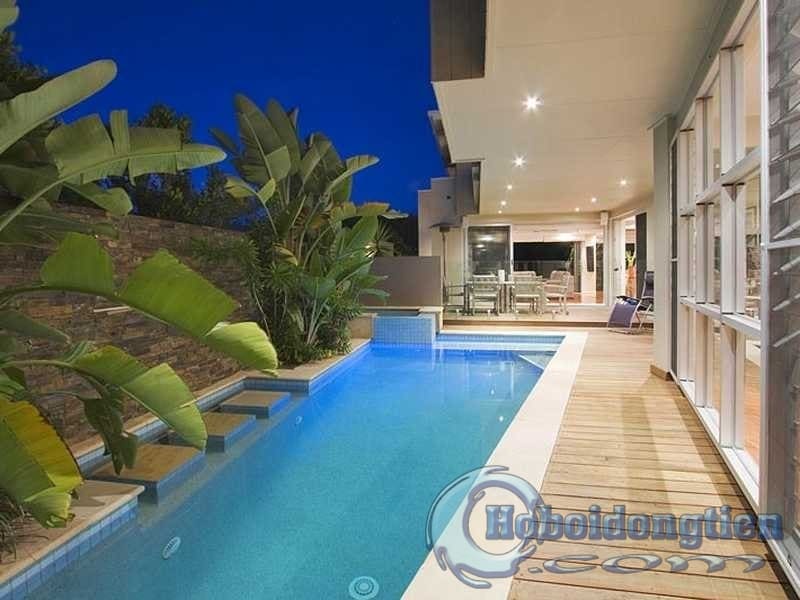 Một hồ bơi gia đình đẹp cần đáp ứng nhiều tiêu chí như: hài hoà với không gian chung, hợp phong thuỷ, tính thẩm mỹ cao Một hồ bơi gia đình đẹp cần đáp ứng nhiều tiêu chí như: hài hoà với không gian chung, hợp phong thuỷ, tính thẩm mỹ cao