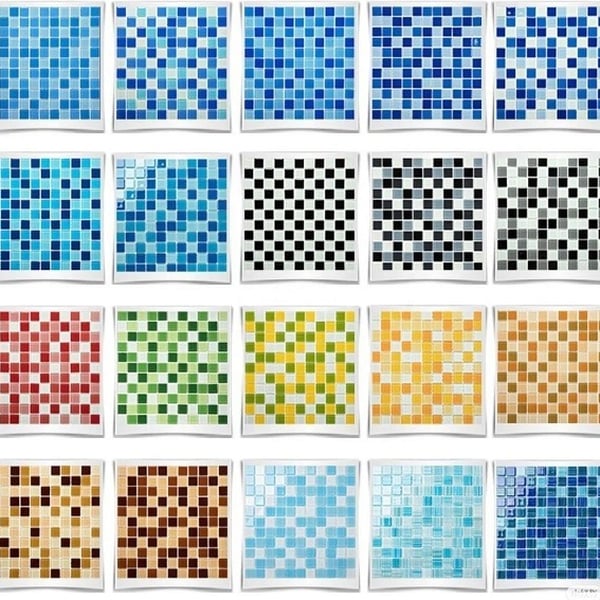 Mẫu Gạch Mosaic Hồ Bơi