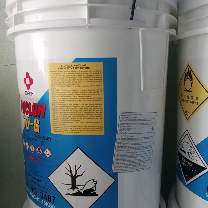 HOÁ CHẤT HỒ BƠI