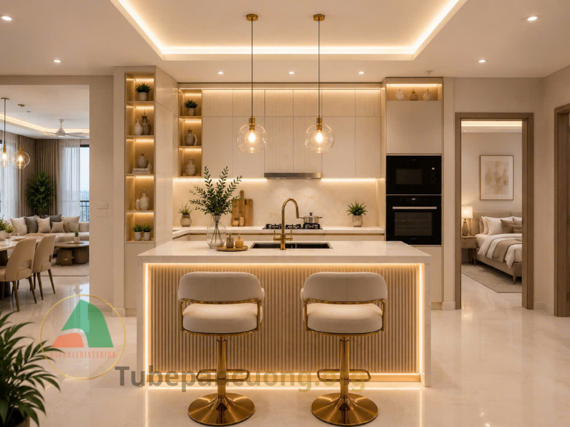 tủ bếp nhựa acrylic an cường tủ bếp nhựa acrylic an cường